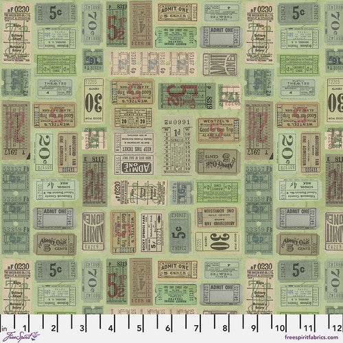 Green-Tickets || Tim Holtz Palette Green