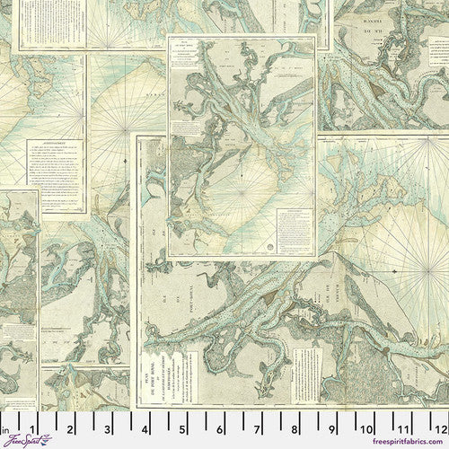Teal - Map || Tim Holtz Palette Teal