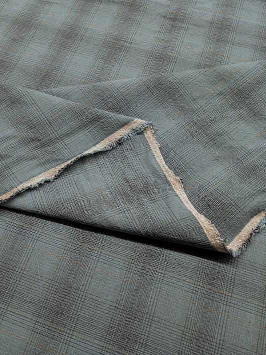Yarn-Dyed Plaid-Medium Blue