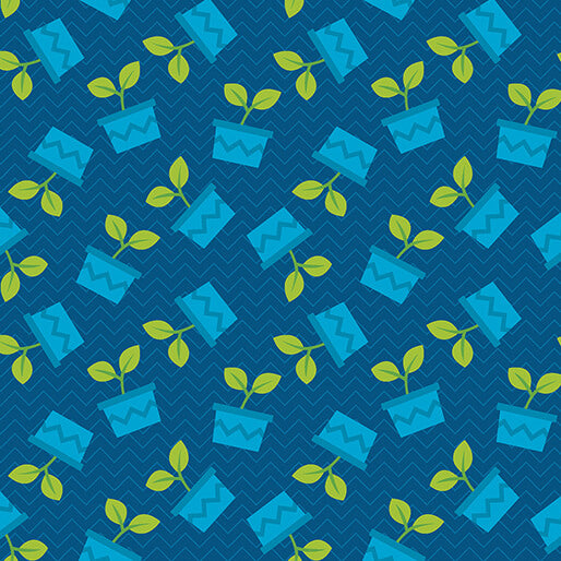Planty Friends (Dark Blue)