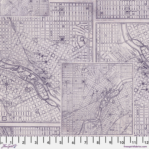Purple - Map  || Tim Holtz Palette Purple