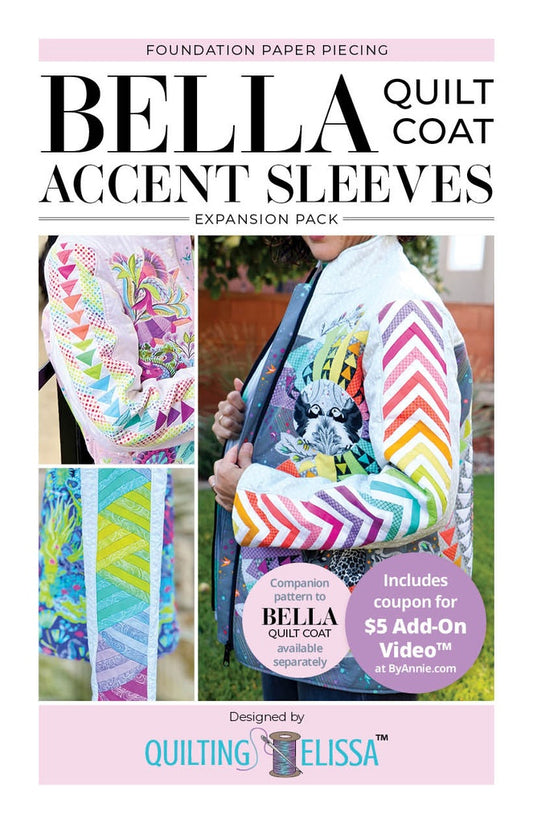 [QE101] Bella Quilt Coat Accent Sleeves
