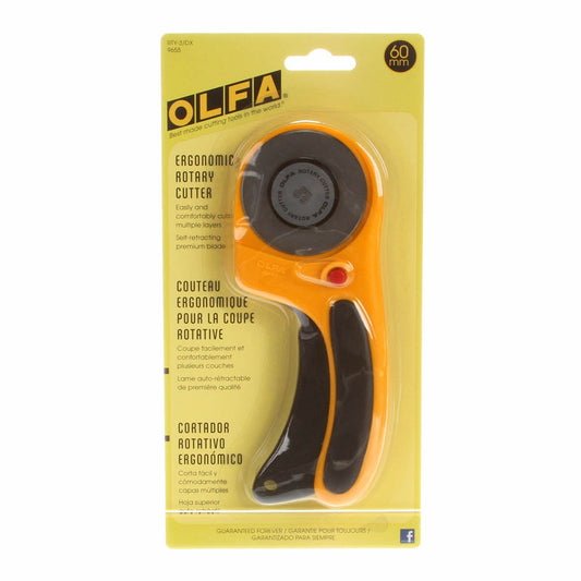 Olfa Deluxe Ergonomic Rotary Cutter-60mm