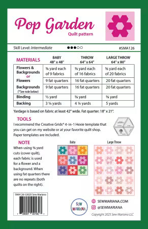 Pop Garden Quilt Pattern