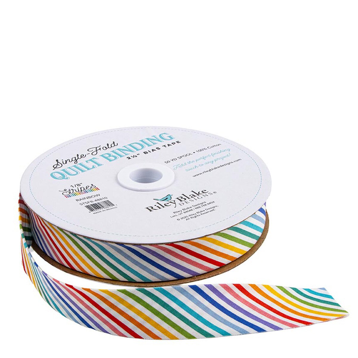 Single Fold Quilt Binding (Rainbow)