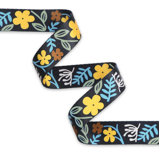Clip Art Floral Webbing 1-1/2in x 3 yd