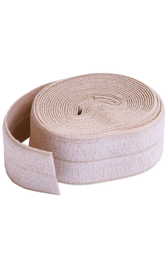 Fold Over Elastic 2yd Natural