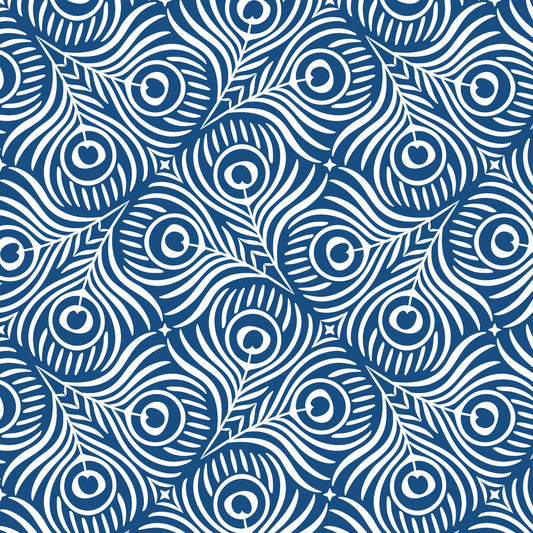 Sapphire Skies-Peacock Feathers