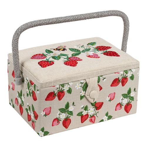Strawberry Sewing Box (Medium)