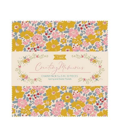 Tilda Creating Memories Charm Pack - 5in 32p Spring