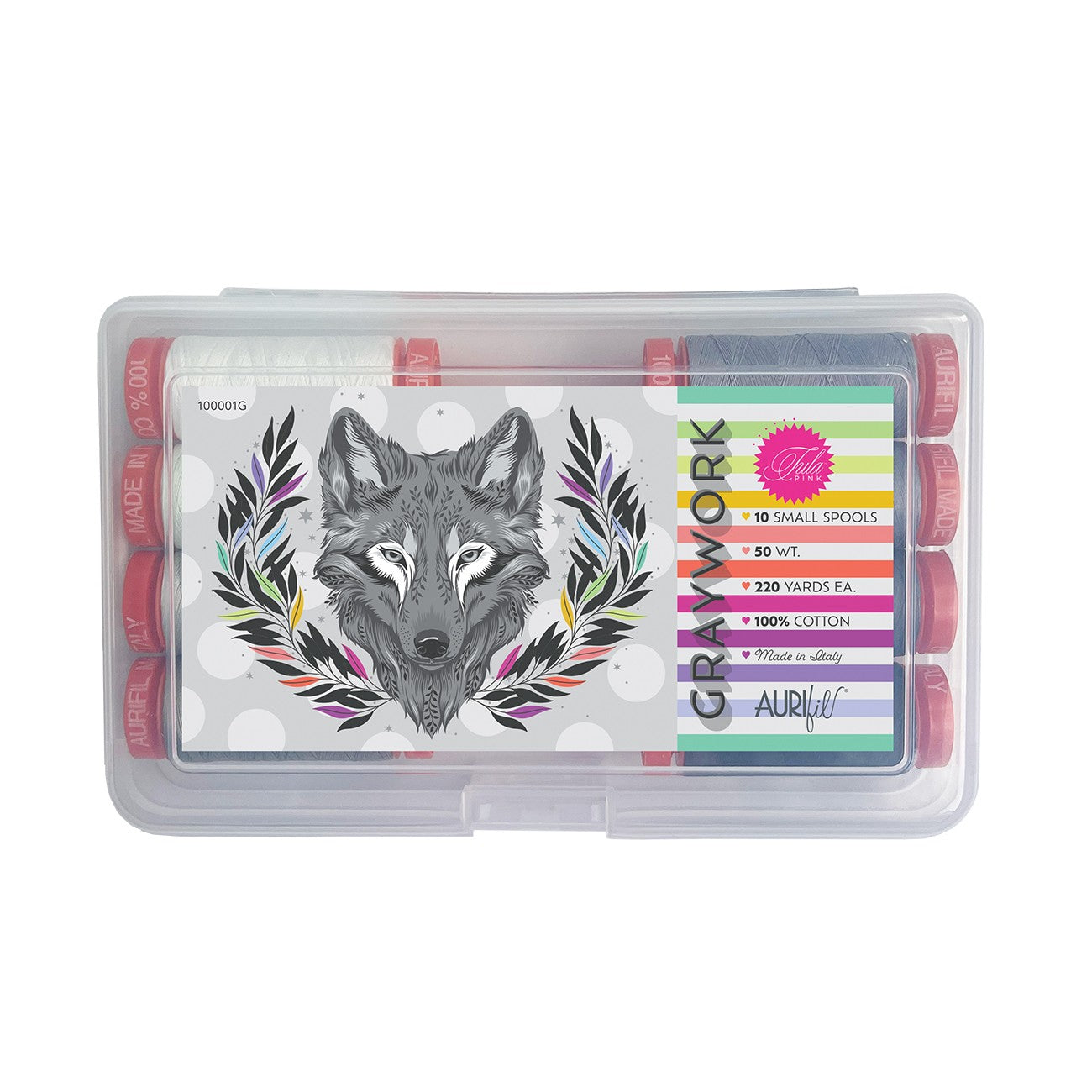 Graywork by Tula Pink 12 Small Spools