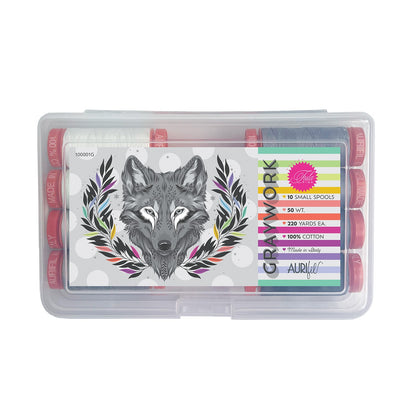 Graywork by Tula Pink 12 Small Spools