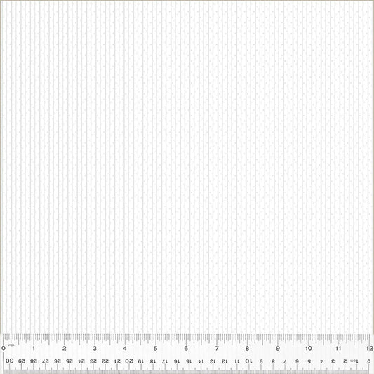 Ticking Stripe-White on White