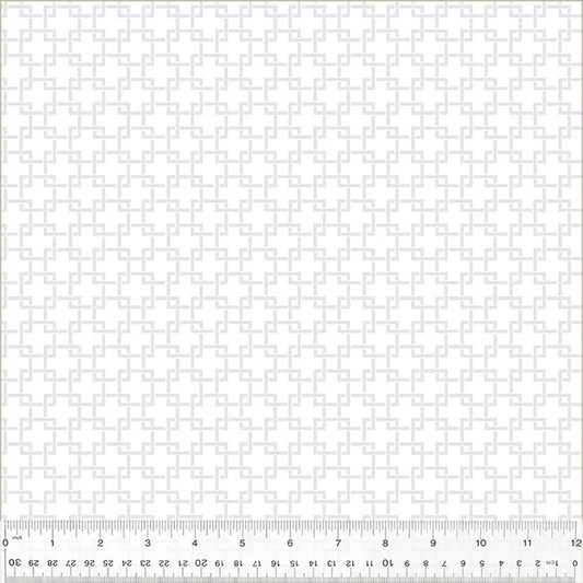 Trellis-White on White