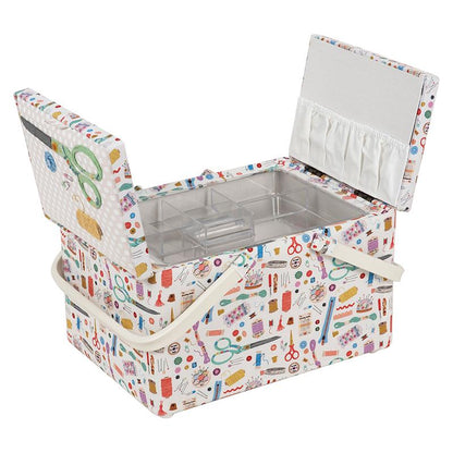 Twin Lid Sewing Box