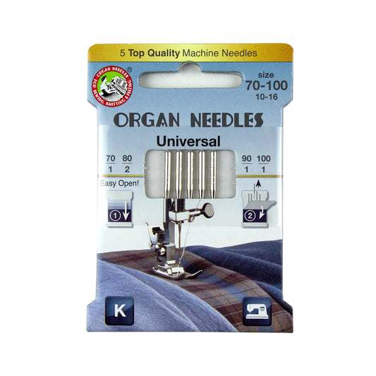 Organ Machine Needles - Universal Assorted