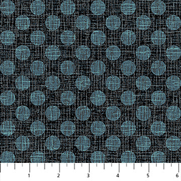Urban Oasis Dots (Charcoal) - Flannel