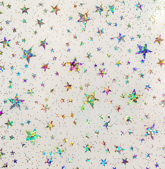 SewHungryHippie Vinyl Glitter Stars (18" x 24")