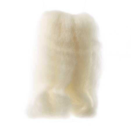 Wistyria Editions Wool Roving 14in Natural/White