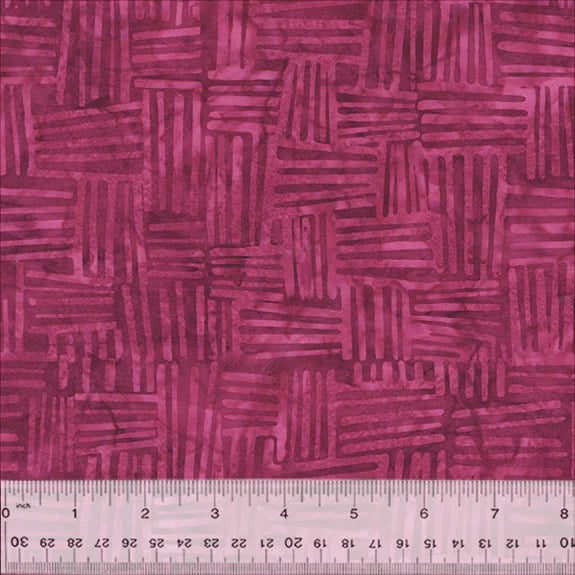 BATIK-Weave (Raspberry)