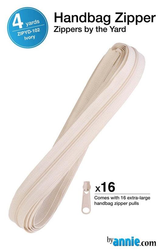 [ZIPYD-102] Zippers by the Yard (Ivory)