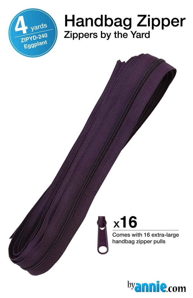 [ZIPYD-24] Zippers by the Yard (Eggplant)