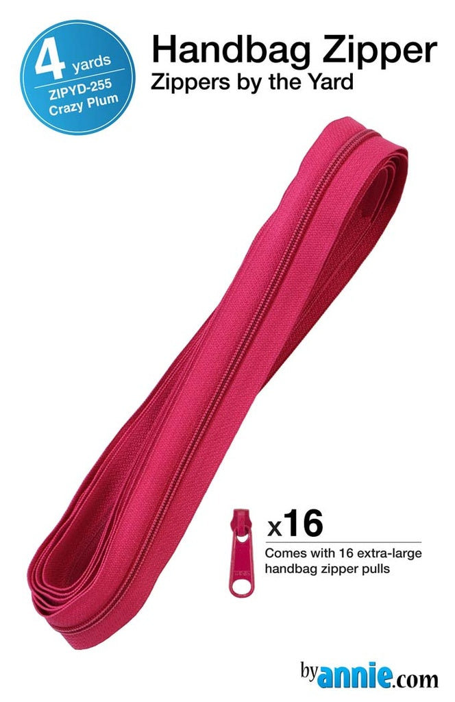 [ZIPYD-255] Zippers by the Yard (Crazy Plum)