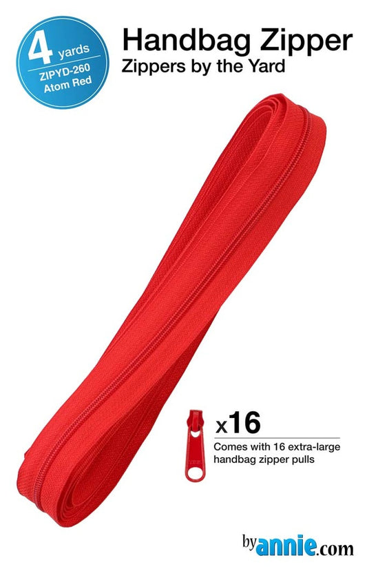 [ZIPYD-260] Zippers by the Yard (Atom Red)