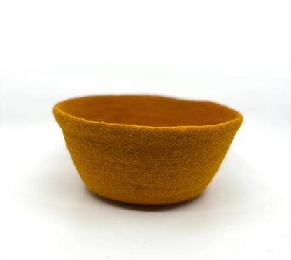 Felt Bowl-Large | Wool Knitting Bowl | Catch-all Home Decor