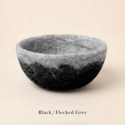 Felt Bowl - Small Ombre | Wool Yarn Bowl | Knitting Bowl