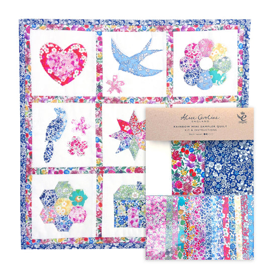 Liberty Tana Lawn® Fabric Rainbow Mini Sampler Quilt Kit