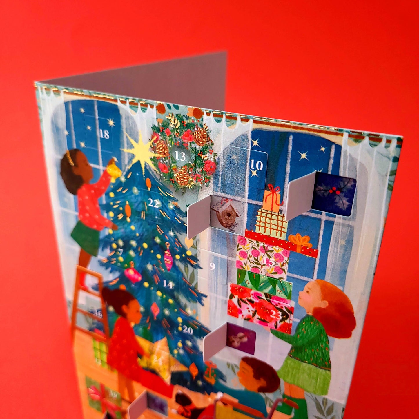 A Christmas Party Advent calendar card - ACC 099