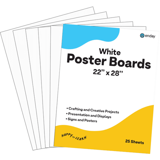 Poster Board, 22X28 , White (1 Sheet)