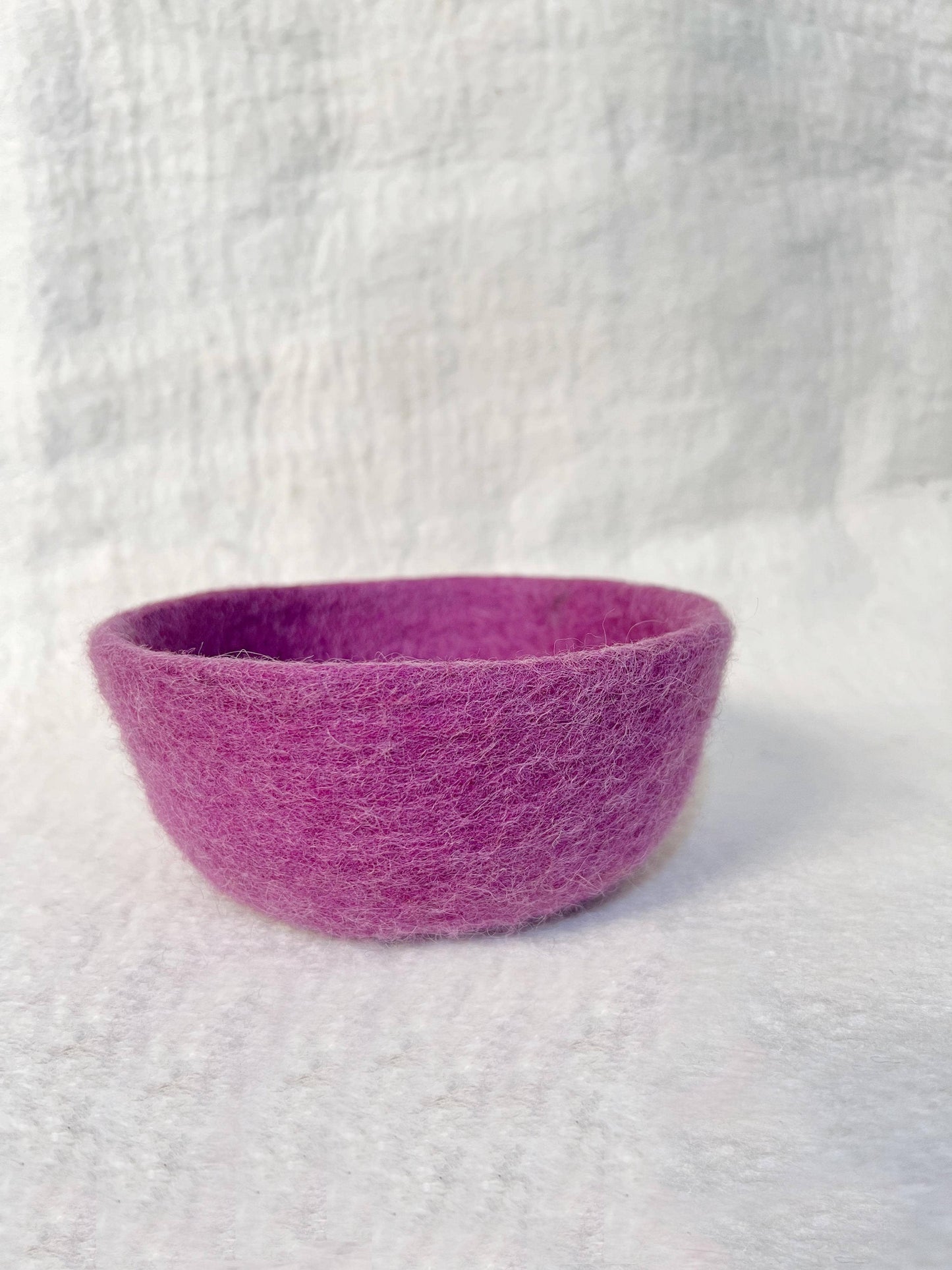 Felt Bowl Pastels-Small | Wool Felt Bowl | Yarn Holder Bowl