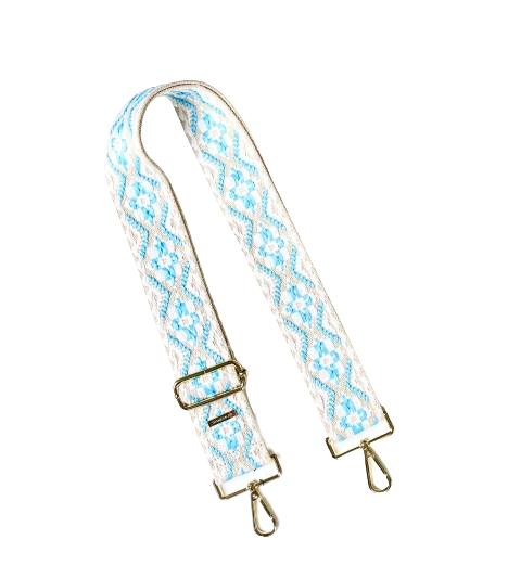 Premium Aztec Diamond Guitar Purse Strap - 9 Colors