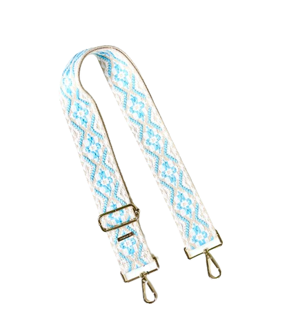 Premium Aztec Diamond Guitar Purse Strap - 9 Colors