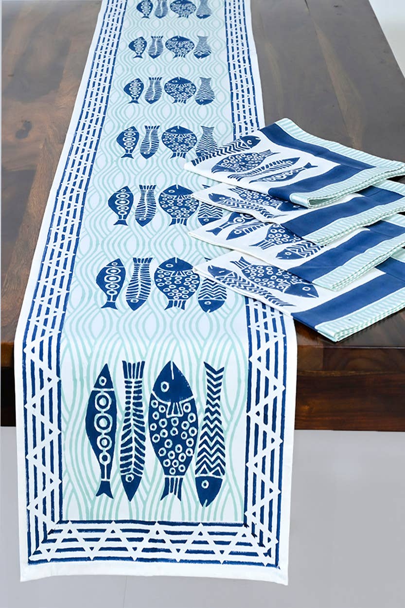 Fish Table Runners Fish Table Runner – Cottonwood