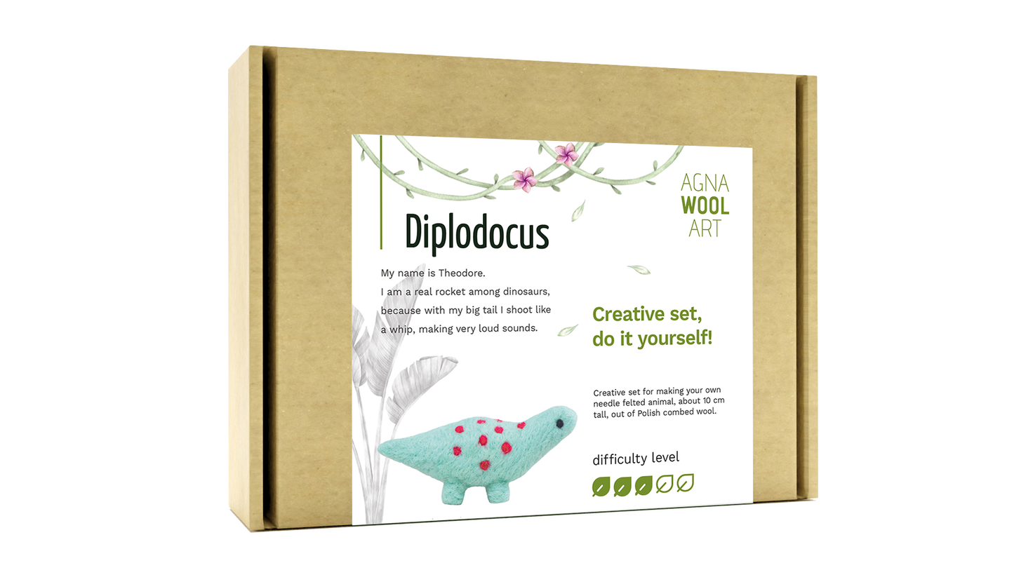 Diplodocus, Needle Felting Kit