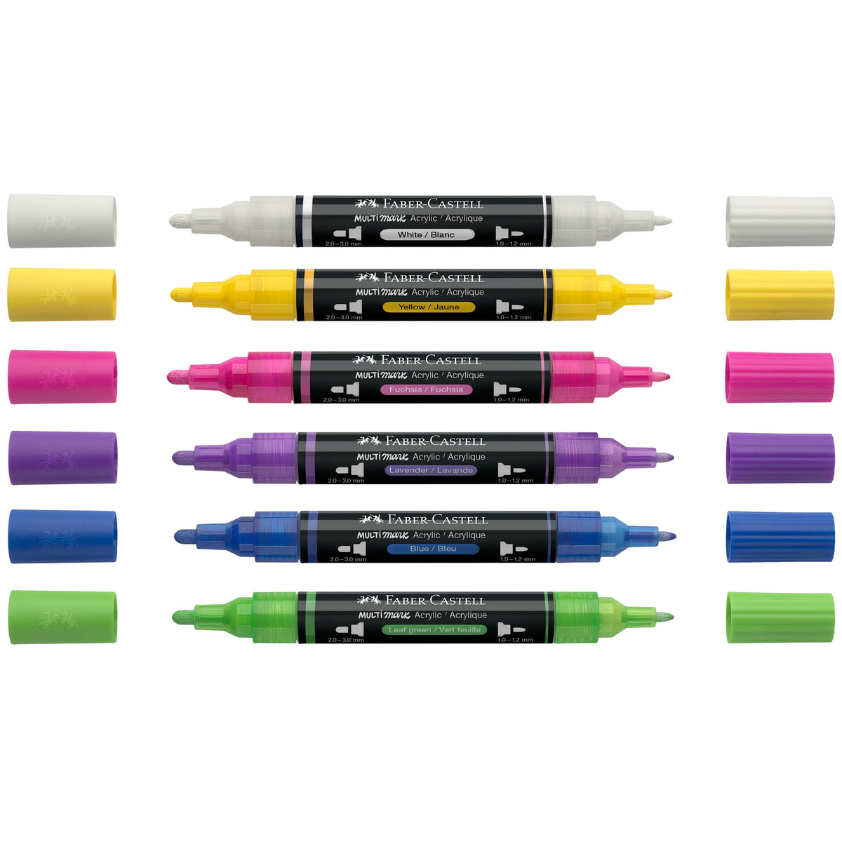 Multimark Acrylic Paint Markers - 6Ct Vibrant Colors