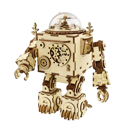 DIY 3D Wooden Puzzle Steam Punk Music Box: Orpheus
