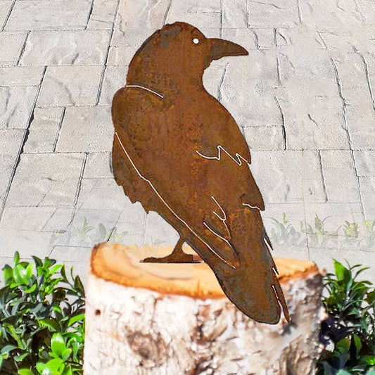 Mtl Rust/Nat Raven Garden Art