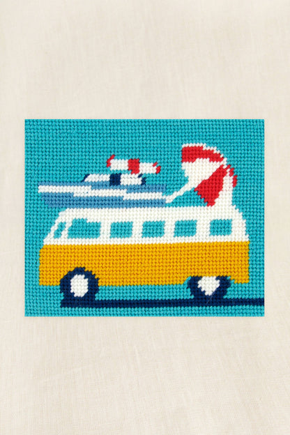 DMC Designer Needlepoint Tapestry Kit - Campervan