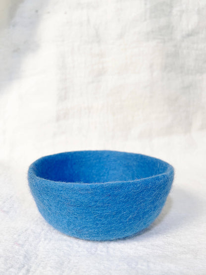 Felt Bowl Pastels-Small | Wool Felt Bowl | Yarn Holder Bowl