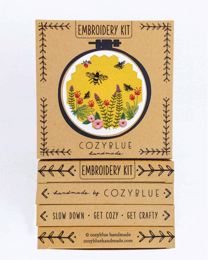 Bee lovely embroidery kit