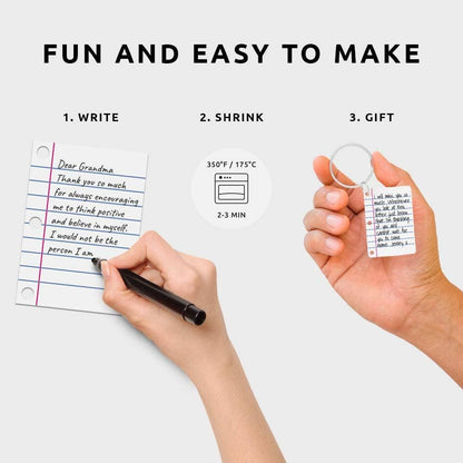 Little Letter Shrink Keyring Kit | Craft Kits | DIY Kits