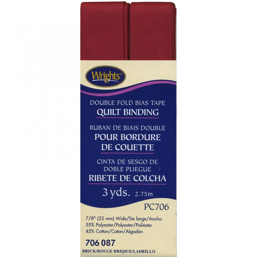 Double Fold Bias Tape Quilt Binding