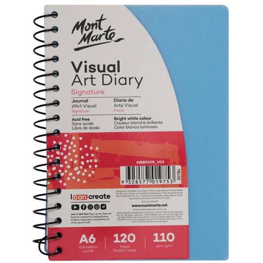 Visual Art Diary Signature A6 120 Pages 110gsm