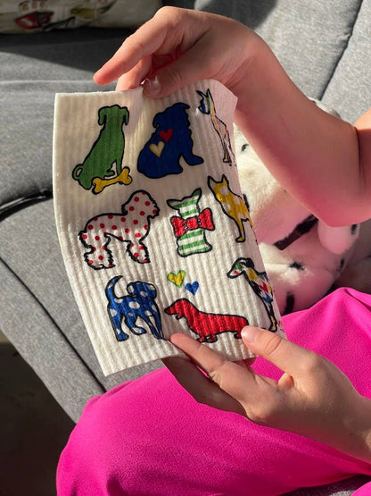 Dog	Lover Multi Swedish Cloth