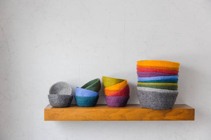 Felt Bowl - Small | Wool Felt Yarn Bowl | Knitting Bowl
