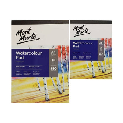 Watercolor Pad German Paper Premium A4 180gsm 15 Sheet